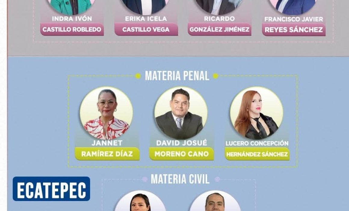 Desconocen mexiquenses a sus nuevos jueces y magistrados 1