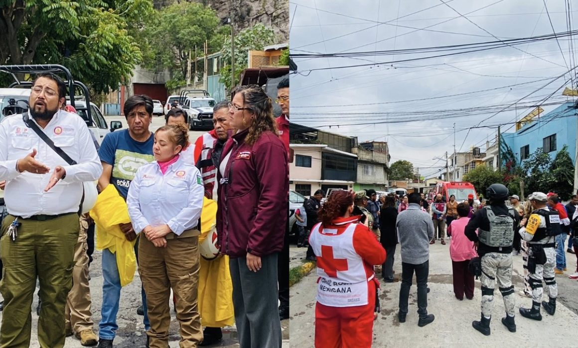 Deslave en Tlalnepantla