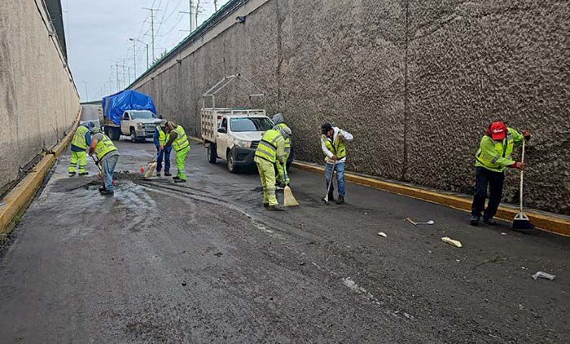 Despliegan brigadas y vigilancia por intensas lluvias en Toluca