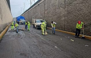 Despliegan brigadas y vigilancia por intensas lluvias en Toluca
