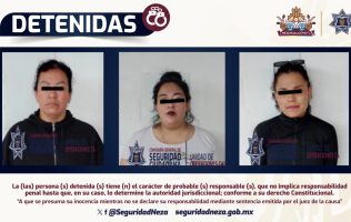 Detienen a 3 mujeres por presunto despojo en Nezahualcóyotl