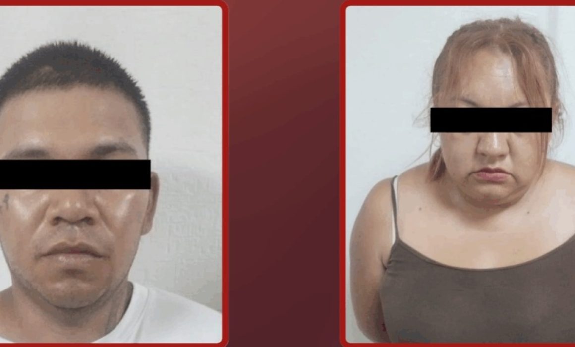 Detienen a pareja en Nezahualcóyotl
