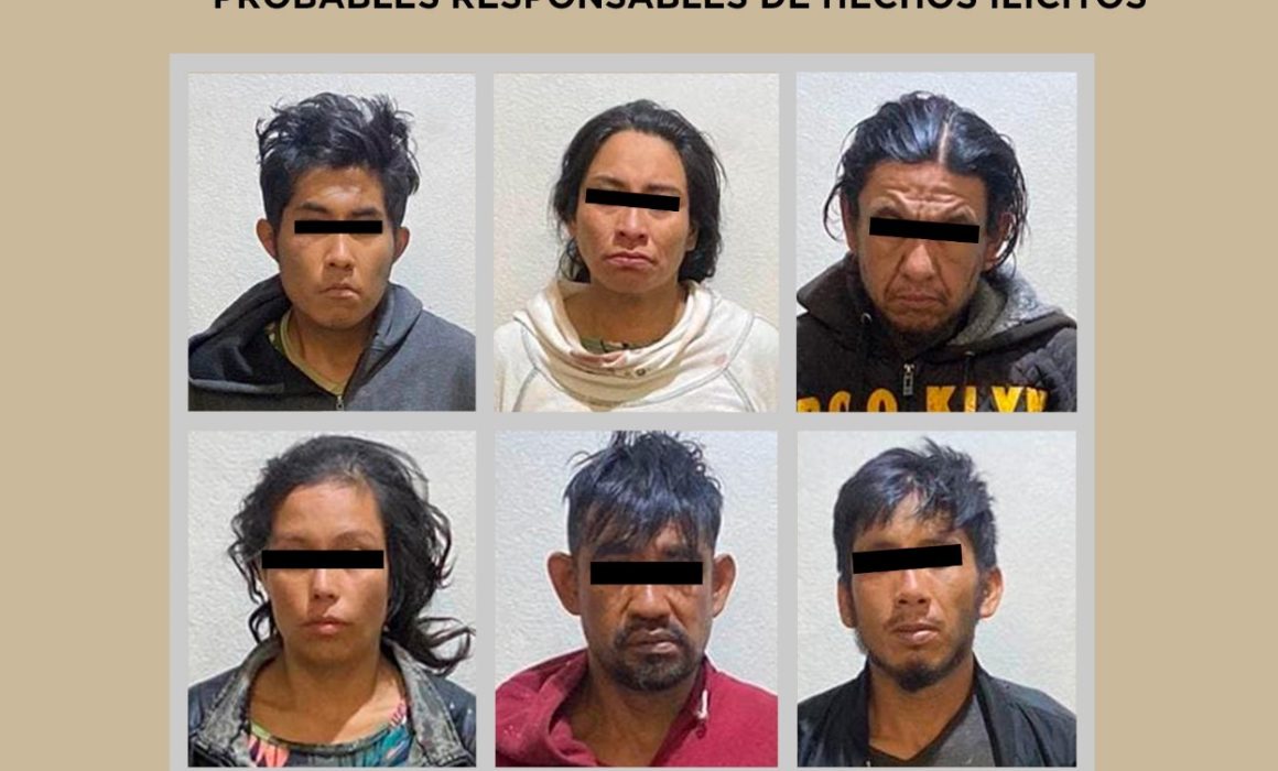 Detienen a seis en Toluca