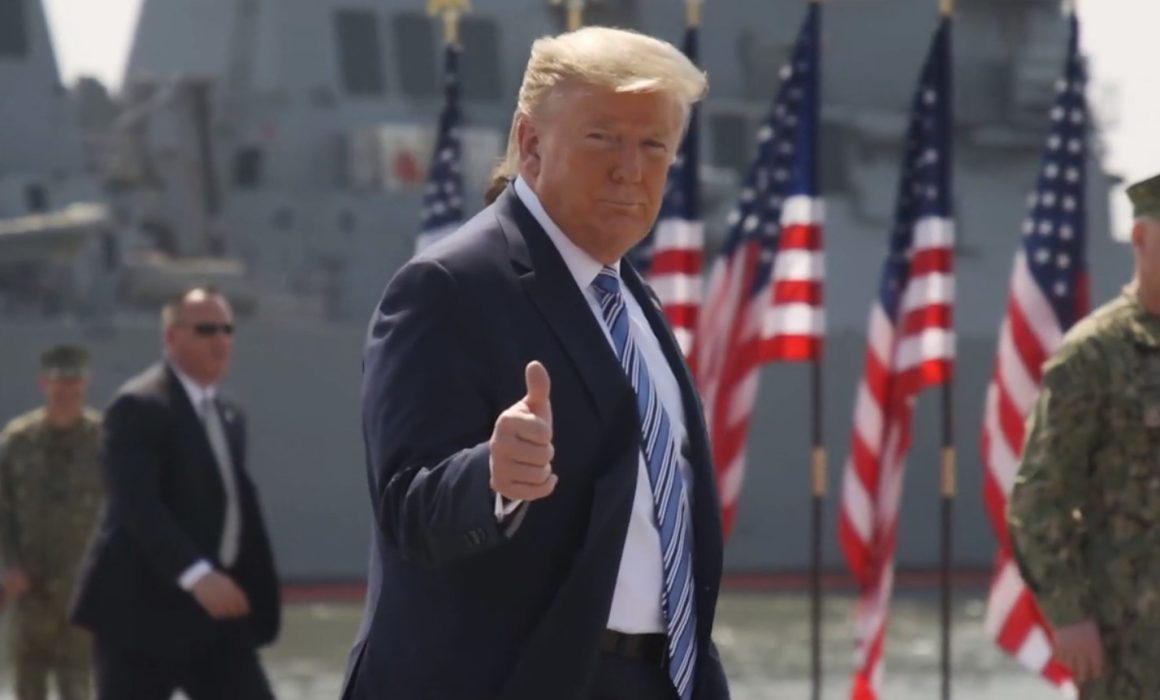 Asegura Trump tener el control total de los cielos de Irán