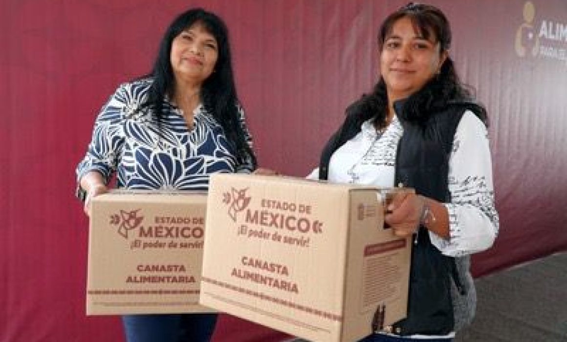 Entrega Edomex 3 millones de canastas con Programa Alimentación
