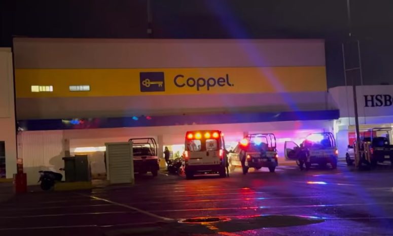 Caen 5 sujetos por robo a tienda Coppel en Texcoco