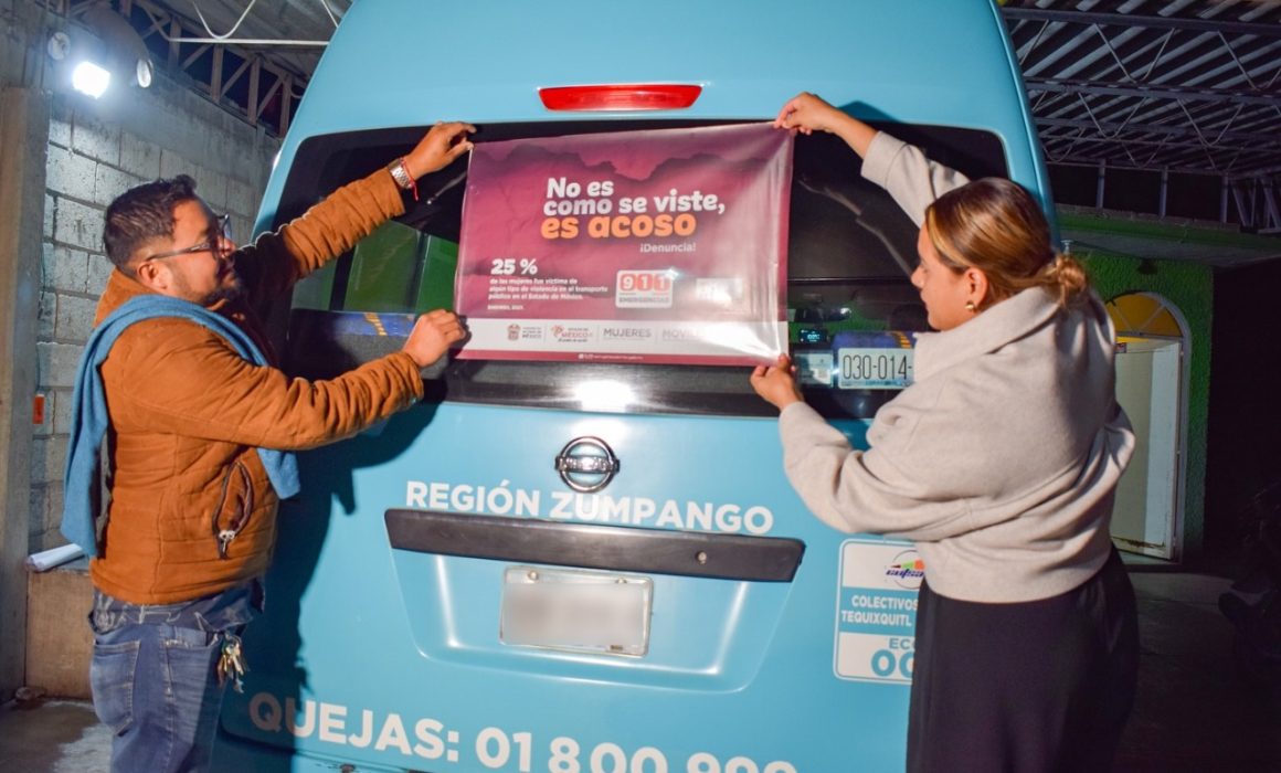 Impulsan movilidad segura para mujeres en Tequixquiac