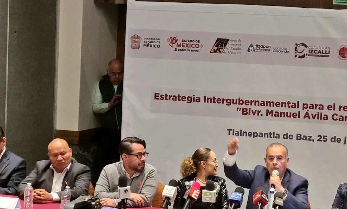 Impulsan rehabilitación vial en Tlalnepantla