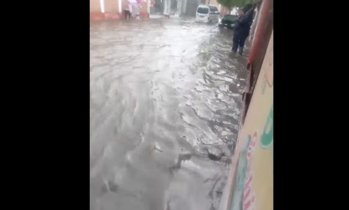 Resultados de las lluvias de ayer en el Edomex