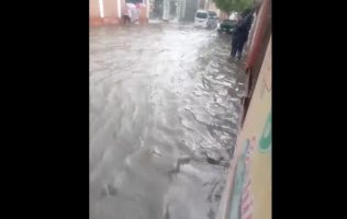Resultados de las lluvias de ayer en el Edomex