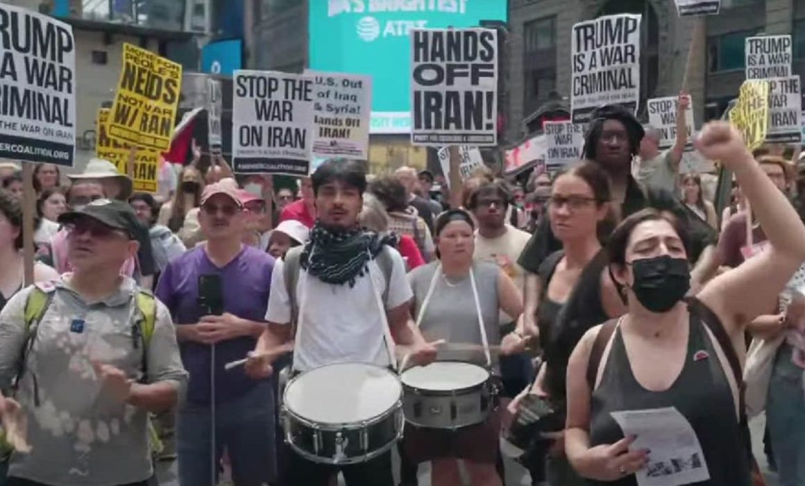 Manifestación en Times Square