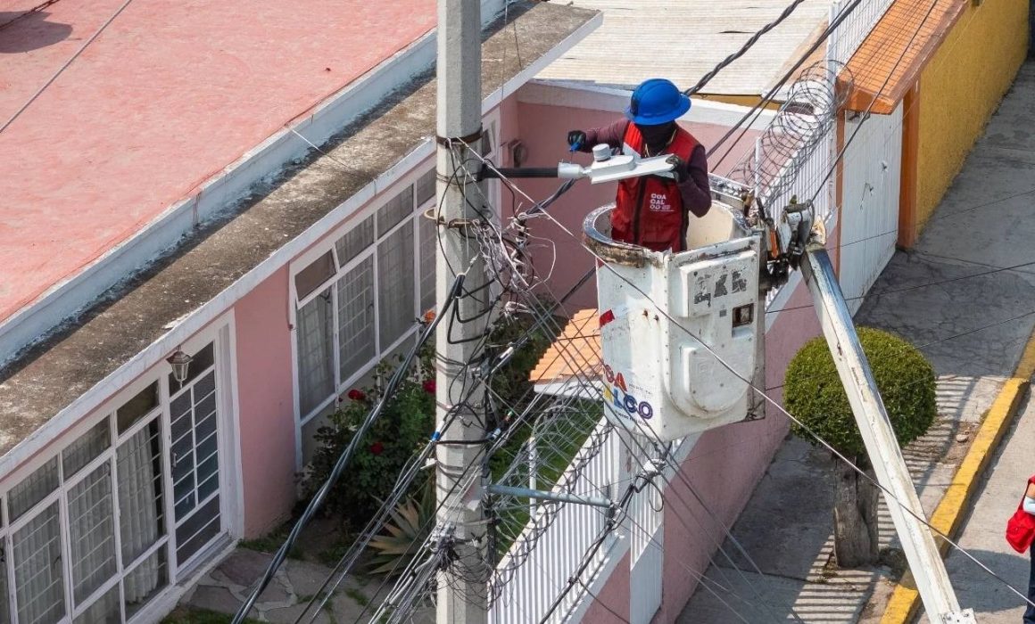 Moderniza Coacalco alumbrado público con más de 3 mil lámparas