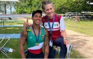 Conquista remo paralímpico mexiquense bronce en Mundial