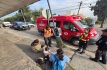 Regaña policía de Toluca a accidentados y amenaza con multarlos