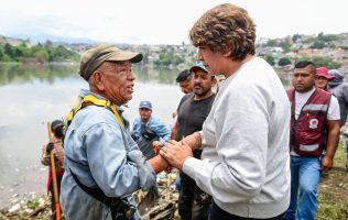 Refuerza Delfina Gómez acciones por lluvias en municipios del Edomex