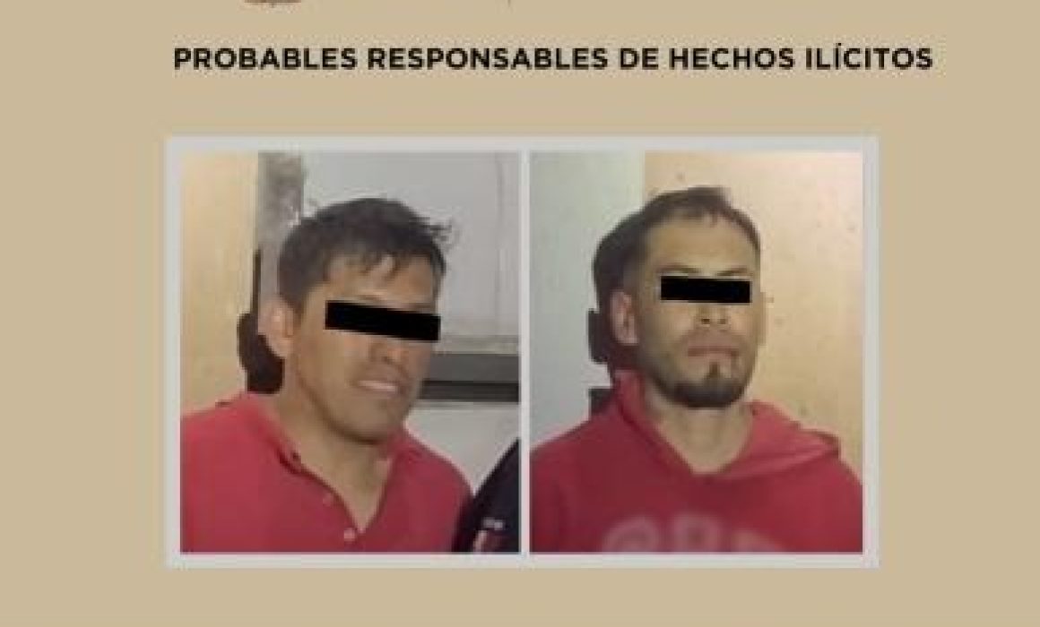 Repelen uniformados agresión con arma de fuego y detienen a 2 hampones