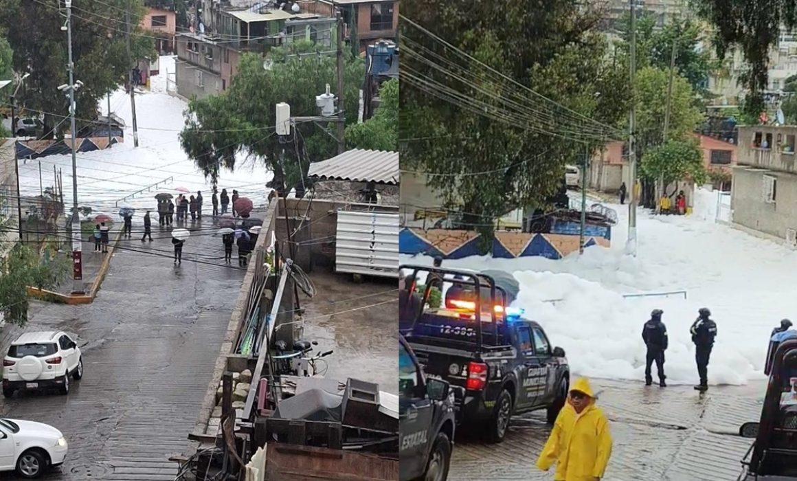 Se desborda presa en Naucalpan