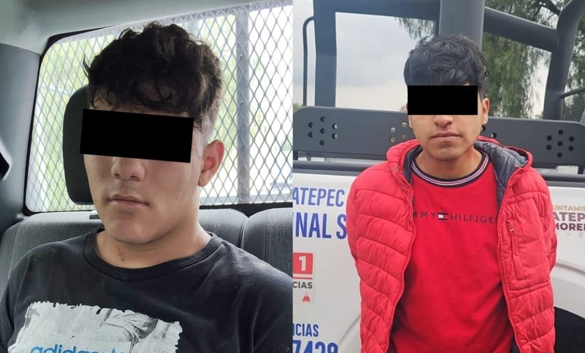 Sorprenden a dos ladrones robando en Ecatepec