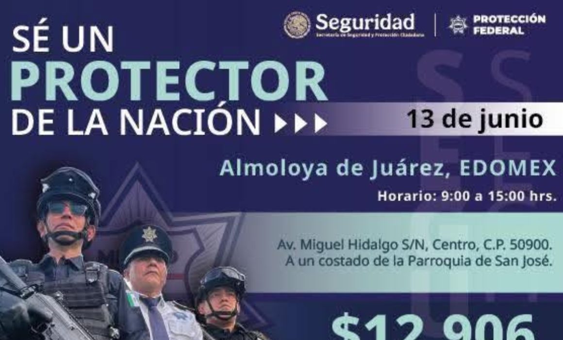 Reclutan hasta abuelitos para policía en Almoloya de Juárez