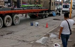 Tráiler arrolla a adulto mayor en Cuautitlán Izcalli