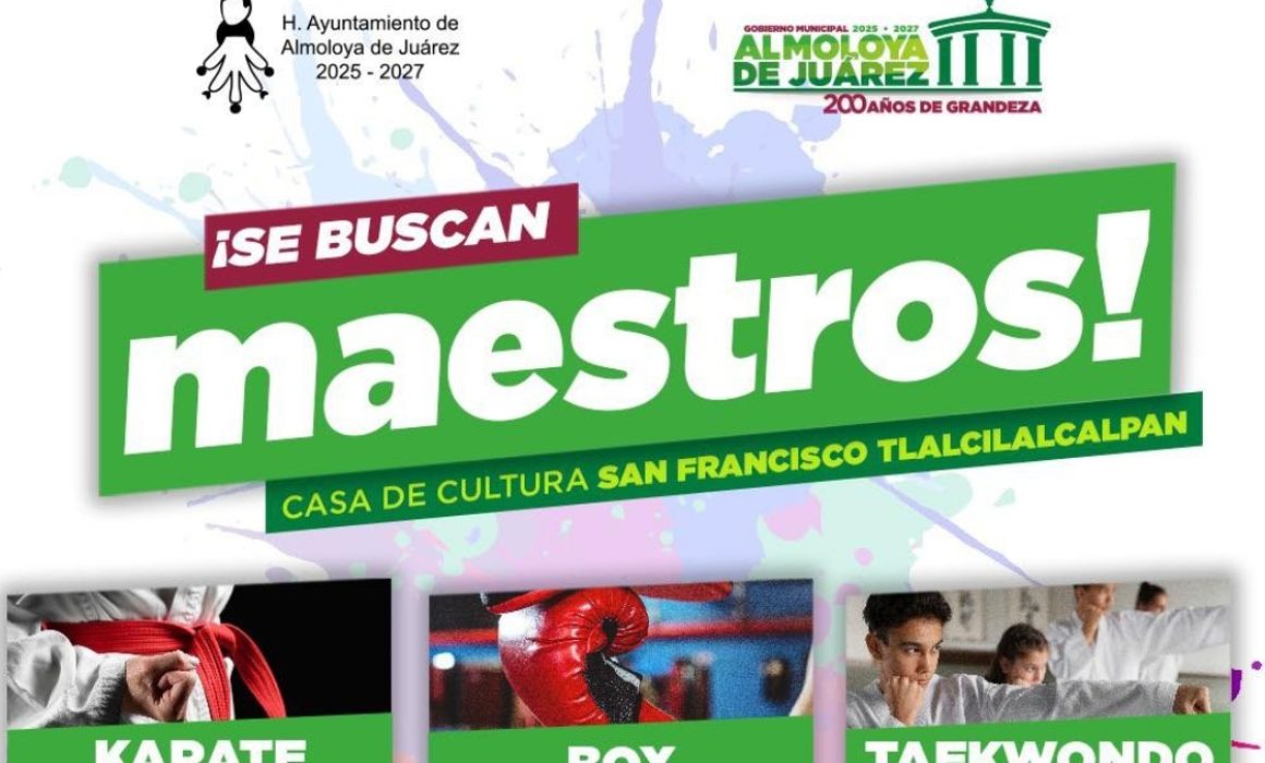 Busca Ayuntamiento de Almoloya de Juárez mano de obra gratis