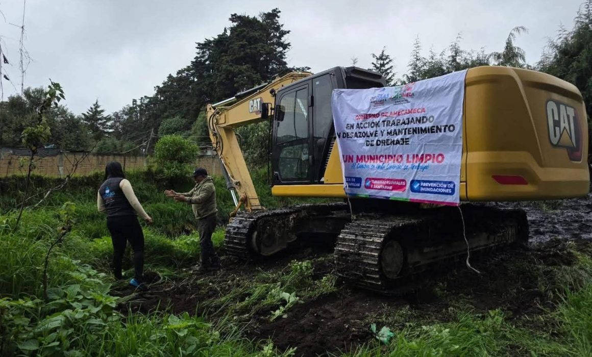Inicia Gobierno de Amecameca mantenimiento del Río Panoaya