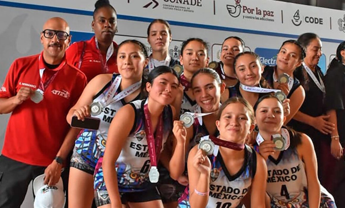 Consigue plata femenil de basquetbol en Olimpiada Nacional