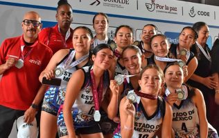 Consigue plata femenil de basquetbol en Olimpiada Nacional
