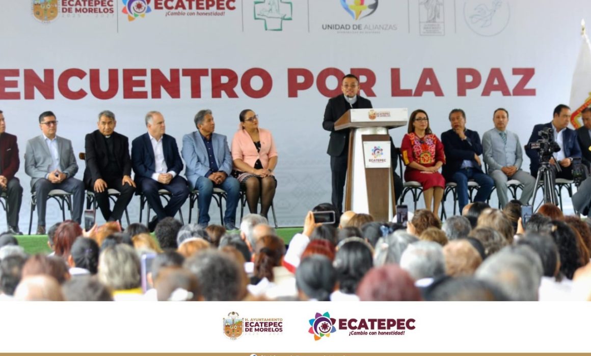 Firman Compromiso por la Paz en Ecatepec con apoyo de sociedad civil y sectores religiosos