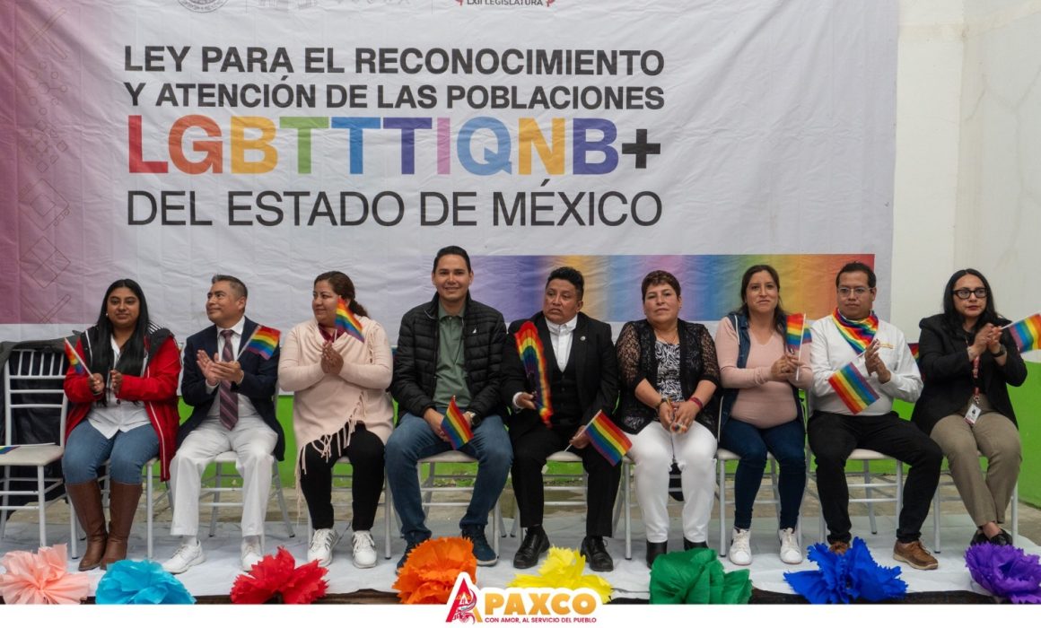 Avanza en Apaxco la iniciativa de Ley para atender a poblaciones LGBT+