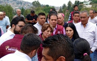 Supervisan avances en Naucalpan para evitar inundaciones