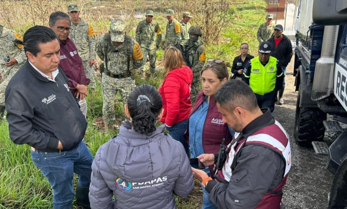 Refuerzan atención a contingencias por lluvias en Naucalpan, Ecatepec y Tlalnepantla