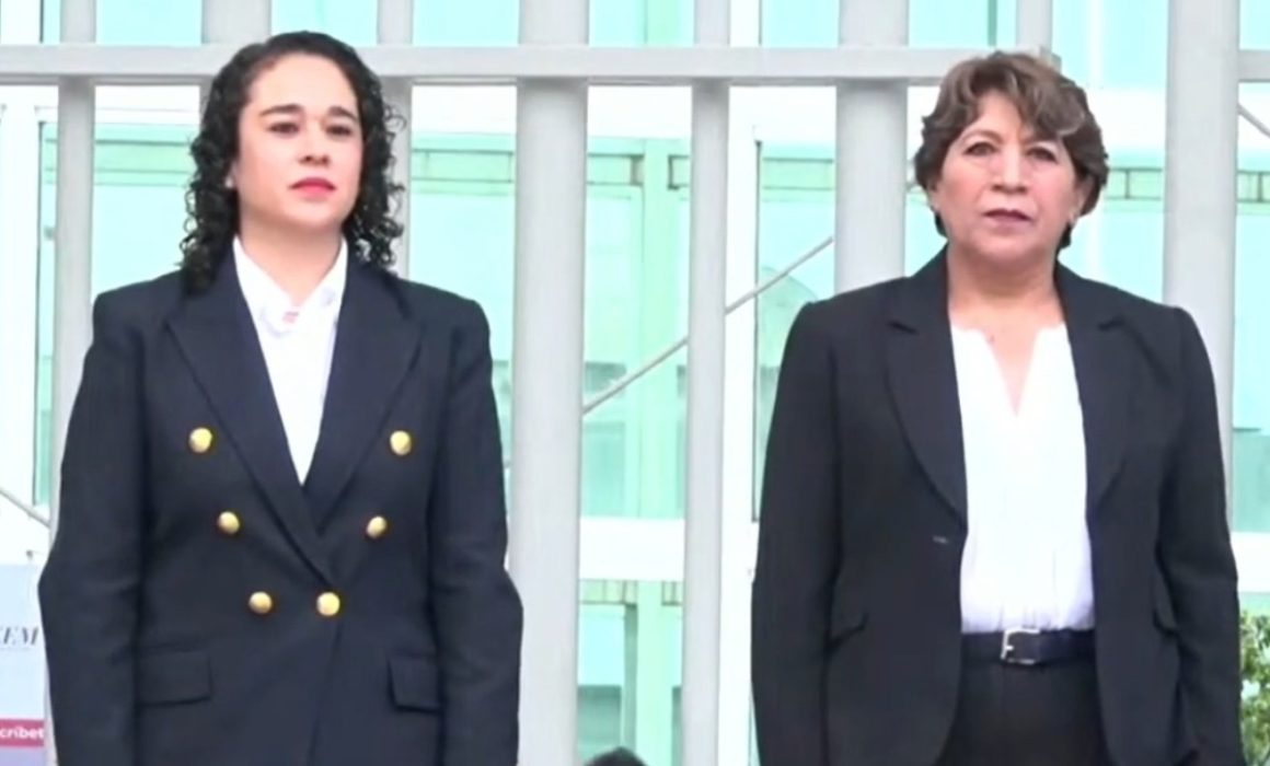 Atestigua Delfina Gómez arranque de la jornada electoral