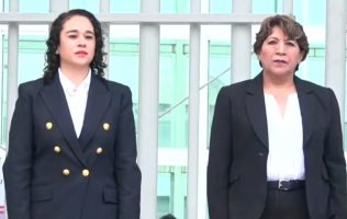 Atestigua Delfina Gómez arranque de la jornada electoral