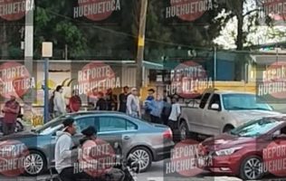 Balacera en Huehuetoca tras intento de retirar taquería