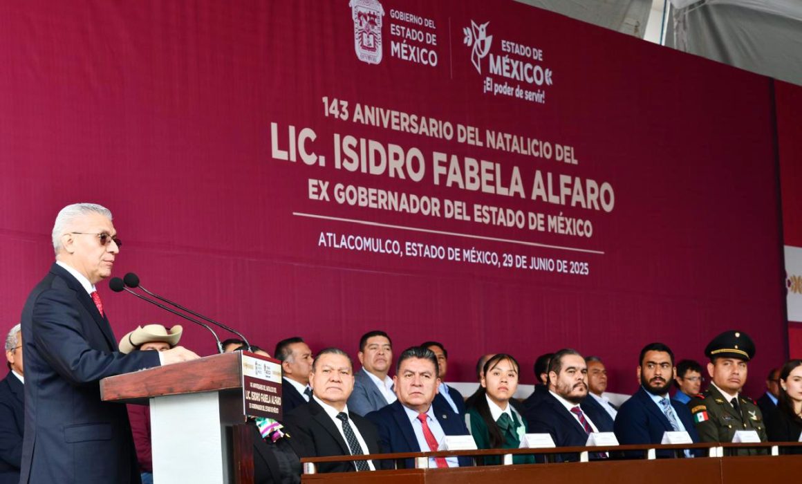 Conmemoran el aniversairo 143 de Isidro Fabela