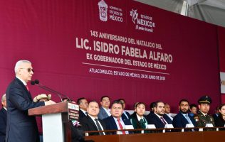 Conmemoran el aniversairo 143 de Isidro Fabela