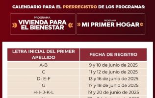 Arranca registro Vivienda para el bienestar y Mi primer hogar en Edomex