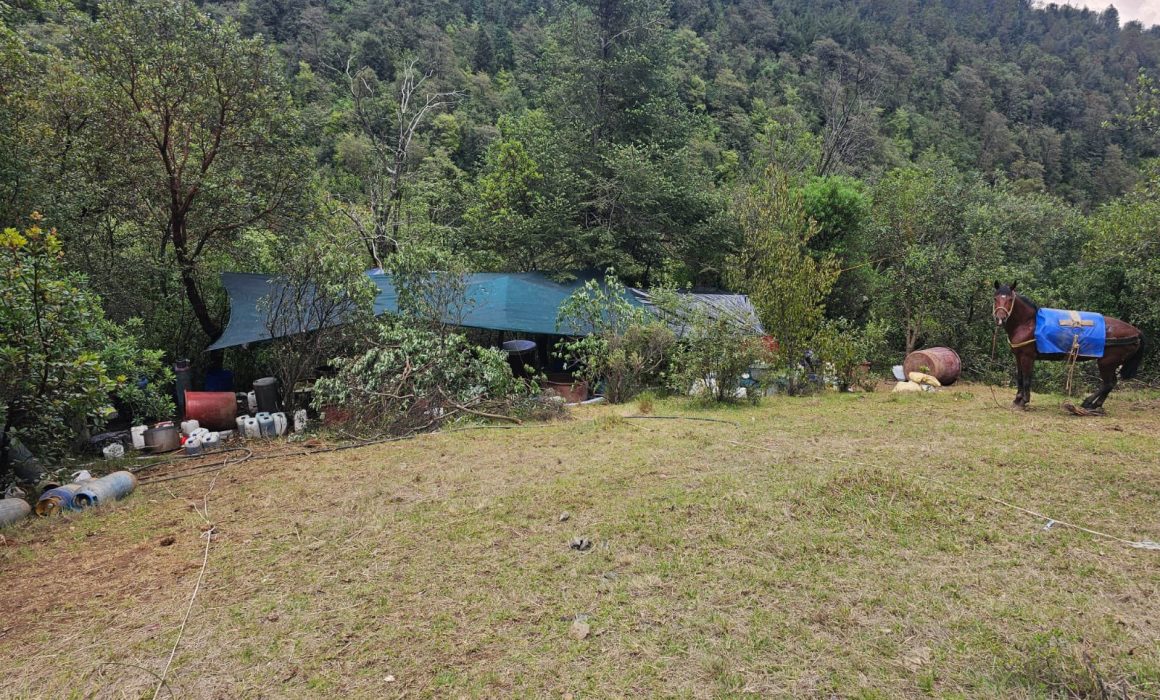 Descubren laboratorio clandestino en Otzolotepec gracias a denuncia
