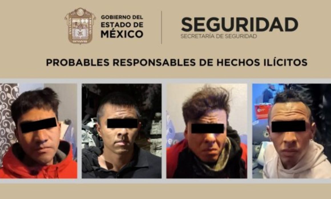 Detienen a 8 presuntos narcomenudistas en operativo en Chicoloapan