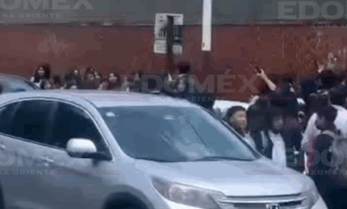 Captan batalla campal frente a Secundaria Oficial en Texcoco