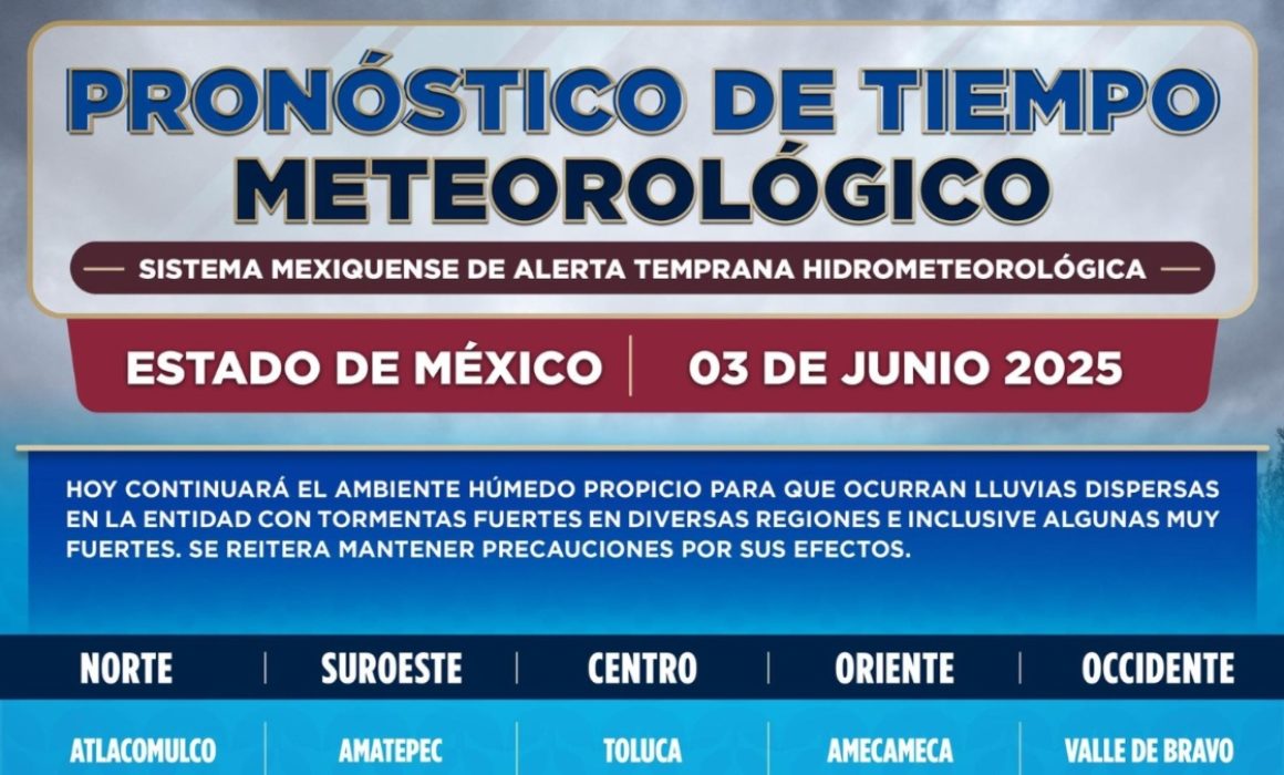Volverá a llover en el Valle de México; piden que la gente no salga