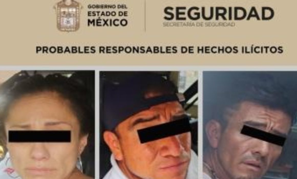 En persecución detienen a banda dedicada a robo de unidades