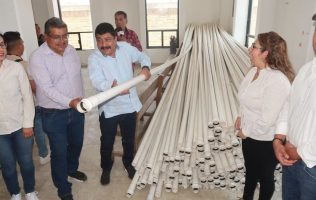Entrega Gobierno de Texcoco material para mejorar el agua potable