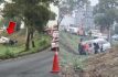 Cae unidad de transporte público en canaleta de Texcoco-Lechería