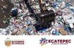 Implementan acciones para extender la vida del basurero en Chiconautla