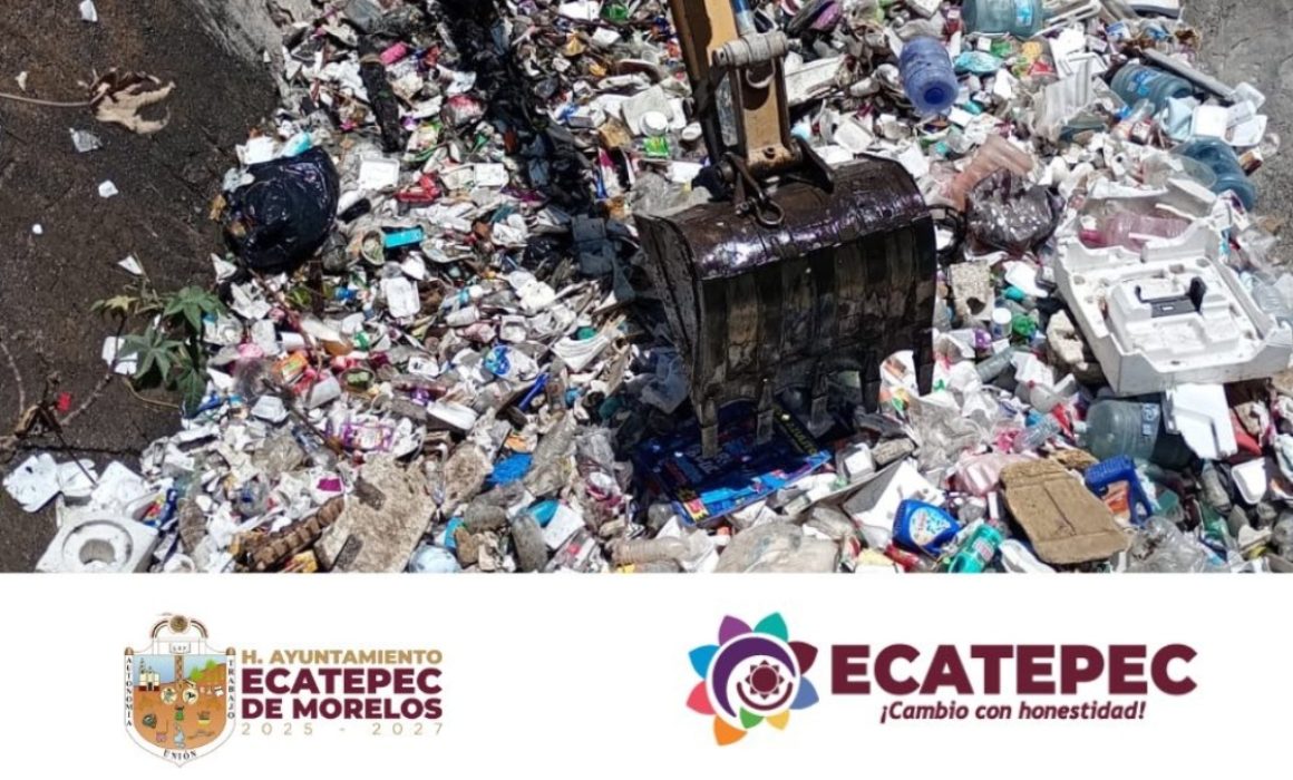 Implementan acciones para extender la vida del basurero en Chiconautla