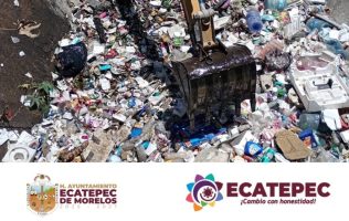 Implementan acciones para extender la vida del basurero en Chiconautla