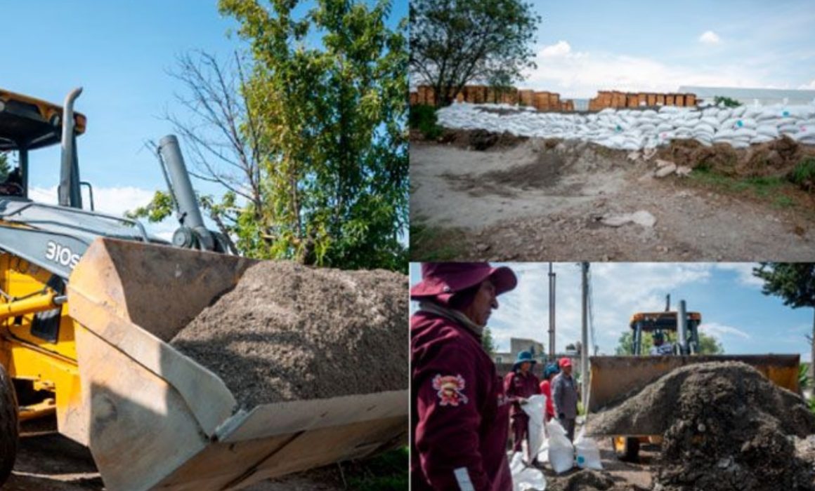 Refuerza Toluca canal Totoltepec y escucha a vecinos tras desborde