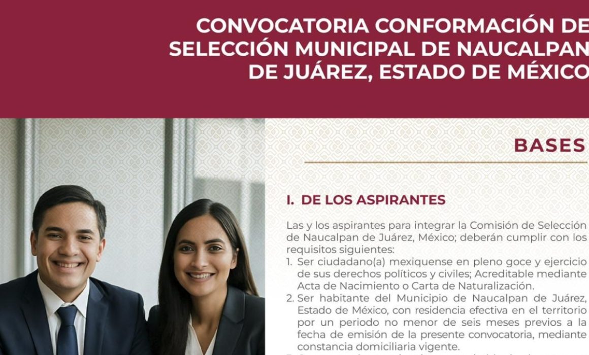 Convoca Naucalpan a integrar Comisión para fortalecer la transparencia municipal